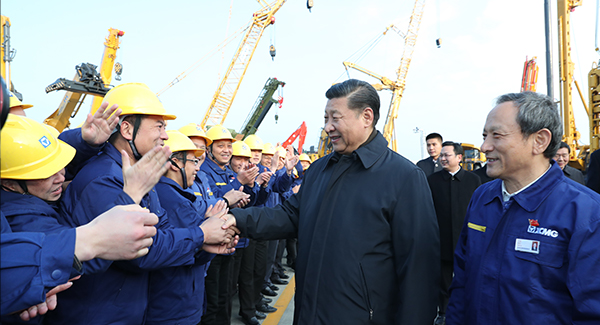 中共中央总书记、国家主席、中央军委主席习近平亲临凯时尊龙官网网址集团考察调研